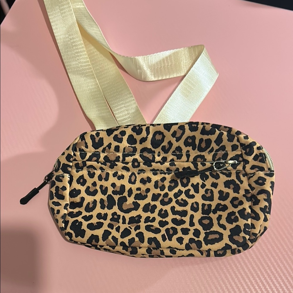 Leopard Print Crossbody Bag